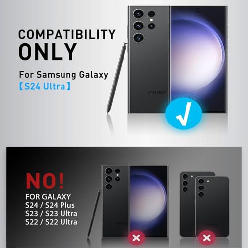 Battery Case for Galaxy S24 Ultra,Upgraded 12000mAh Rechargeable Portable Extended Battery Pack Supported Qi Wireless Charging Case Compatible with Galaxy S24 Ultra(6.8 inches) Charging Case-Black - size: Galaxy S24 Ultra