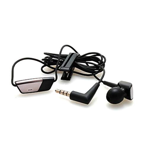 Mono Headset Wired Earphone Handsfree Mic 3.5mm Headphone Single Earbud in-Ear Compatible with GreatCall Jitterbug Flip