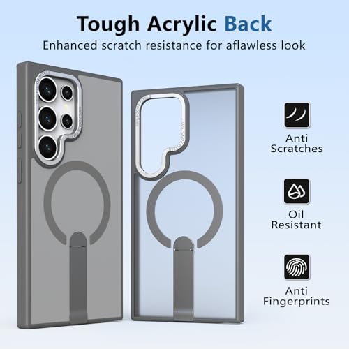 for Samsung Galaxy-S24-Ultra Case, Slim Fit & Matte, Gray - color: Gray, size: Galaxy S24 Ultra 6.8"