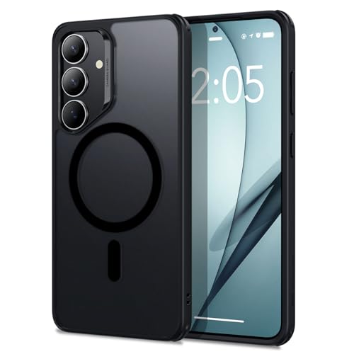 ESR for Samsung Galaxy S25 Plus Phone Case, Compatible with MagSafe, Magnetic Case for S25+ Plus, Military-Grade Protection, Yellowing Resistant, Classic Series, Frosted Black - color: Frosted Black, size: S25 Plus(6.7 inch)