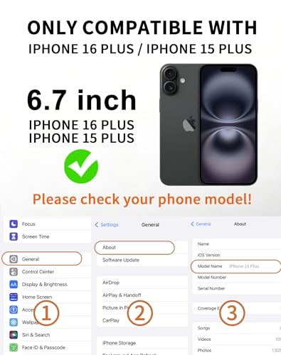 2 Pack 360 Privacy Screen Protector for iPhone 16 Plus/15 Plus Anti-Spy - size: iPhone16Plus/15Plus 6.7inch