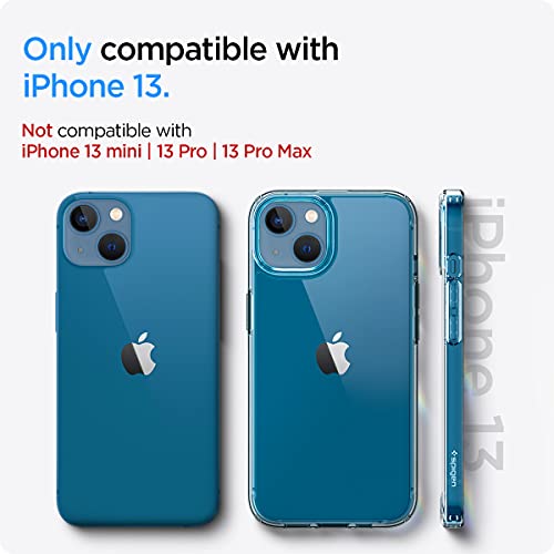 Spigen for iPhone 13 Case, Ultra Hybrid [No Magnet Ring][Anti-Yellowing] - Crystal Clear - color: Crystal Clear, size: iPhone 13