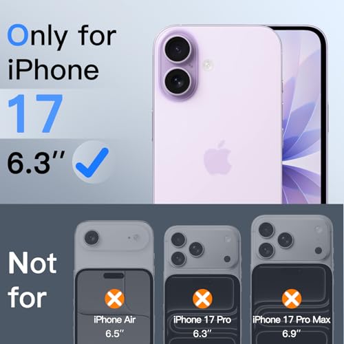JETech Privacy Screen Protector for iPhone 17, 2-Pack - size: iPhone 17