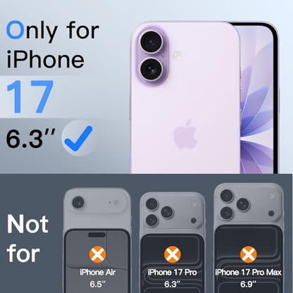 JETech 360° Privacy Screen Protector for iPhone 17, 2-Pack - size: iPhone 17