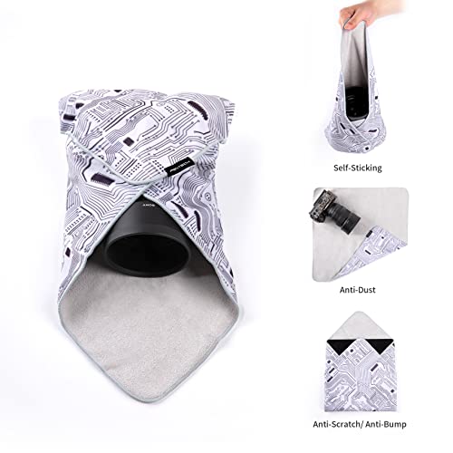 PGYTECH Protective Wrap, Lens Protector Camera Wrap Cloth - color: Ethnic, size: 17.7 x 17.7 inch