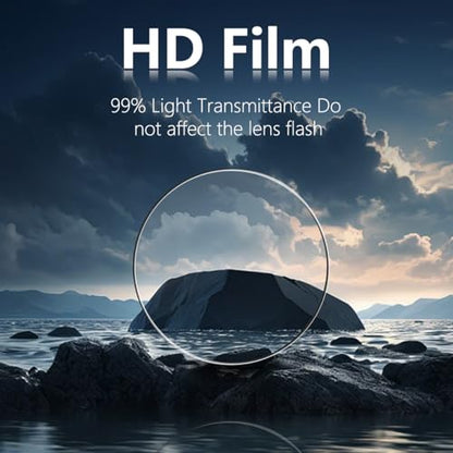 2 Pack Camera Lens Frame for OnePlus 13, Tempered Glass Accessories Camera Screen Protector, Full Coverage Guard-Anti Scratch HD Clear, Case Friendly, Night Shooting Mode - size: for OnePlus 13