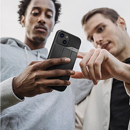 VENA vCommute for iPhone 13 mini Wallet Case, Black - color: Black, size: iPhone 13 Mini