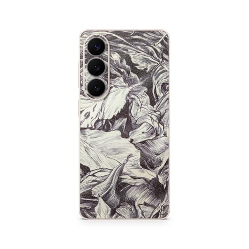 Glossy Glitter Phone Skin Compatible with Samsung Galaxy S26 - Nest Sketch - Premium 3M Vinyl Protective Wrap Decal Cover - Easy to Apply | Crafted in the USA by MightySkins - color: Nest Sketch, size: Galaxy S26 (Back Wrap), style: Glossy Glitter Finish