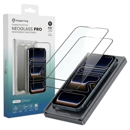 NeoGlass Privacy Screen Protector for iPhone Air, 2-Pack, Easy Install Anti-Spy 9H Tempered Glass, Anti-Fingerprint, Bubble-Free - size: Air