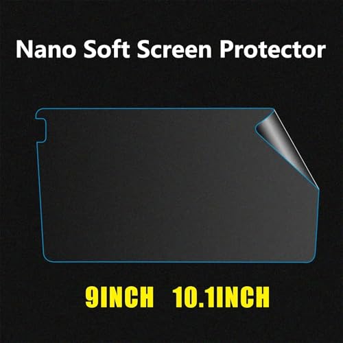 2PCS 10.1 Inch Nano Soft Film Screen Protector for Android Car Stereo Radio - size: 10.1 Inch x 2 PCS
