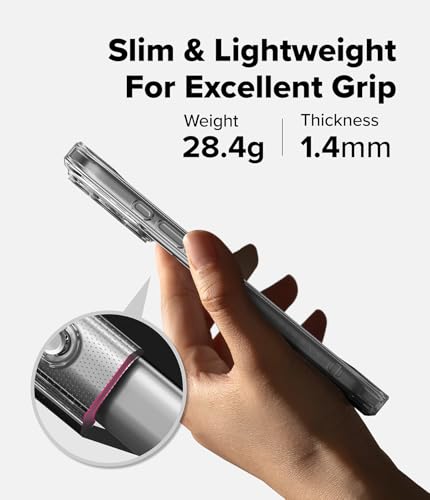 Ringke for iPhone 17 Pro Case [Fusion Matte Clear] | Oil & Dirt Resistant, Anti-Fingerprint Technology Prevents Oily Smudges, Frosted Coating Feels Velvety Soft - size: iPhone 17 Pro