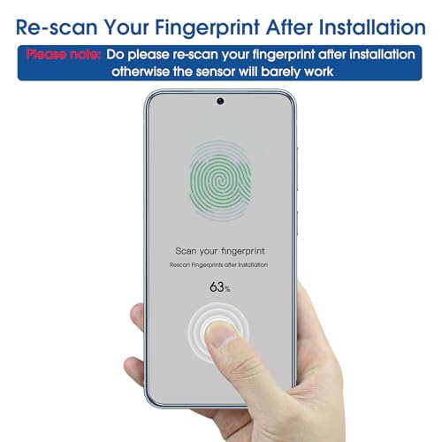 amFilm OneTouch for Samsung Galaxy S26 Screen Protector 6.3" Tempered Glass - size: S26-6.3"