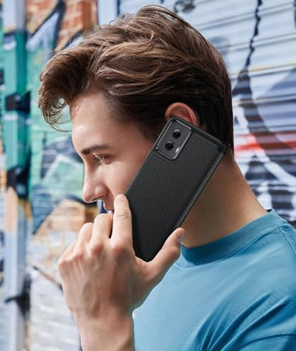 FNTCASE for Motorola Moto G-Power-5G-2024 Case: Dual Layer Protective Heavy Duty Cell Phone Cover Shockproof Rugged with Non Slip Textured Back - Military Protection Bumper Tough - 2024, 6.7 inch | With Screen Protector, Military Grade Drop Protection, Ma
