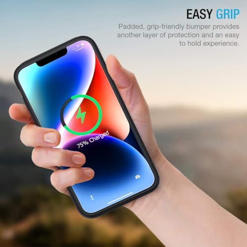 Battery Case for iPhone 14, Enhanced 7000mAh Ultra Thin Portable Protective Smart Charging Case Support Carplay Compatible with iPhone 14 (6.1 inch) Rechargeable Extended Battery Charger Case (Black) - size: iPhone 14