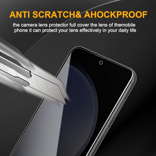 3 Pack Privacy Screen Protector for Samsung Galaxy S23 FE, Anti Spy Tempered Glass 9H Hardness, Black Protector Anti Spy, Bubble Free, Anti-Scratch - size: Galaxy S23 FE FK3