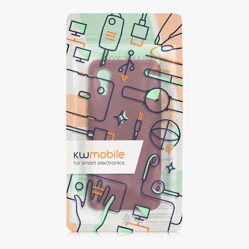 kwmobile Case Compatible with Samsung Galaxy Xcover7 Case - Soft Slim Protective TPU Silicone Cover - Bordeaux Violet - color: bordeaux violet