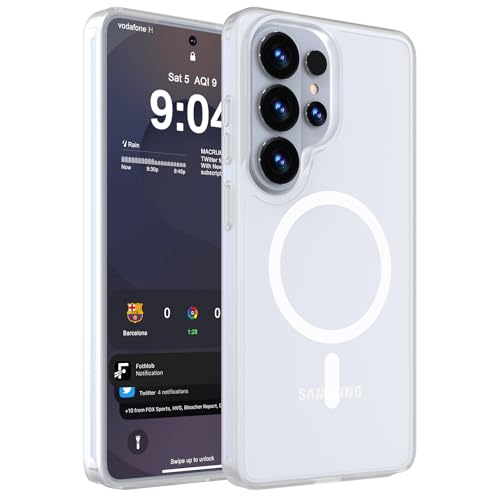 WRJ Magnetic Matte Case for Samsung Galaxy S26 Ultra/S25 Ultra,Frosted Clear - color: Frosted Clear, size: For Galaxy S26 Ultra/S25 Ultra 6.9 Inch