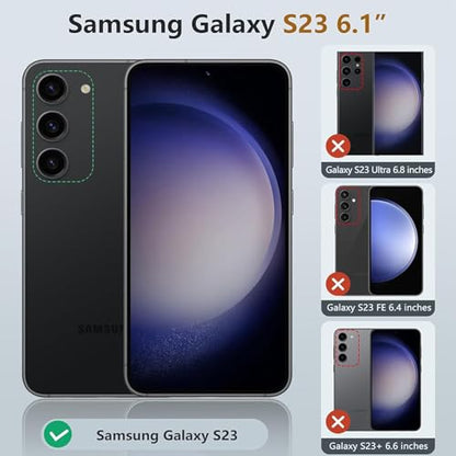 Battery Case for Galaxy S23, 10000mAh Portable Wireless Charging Case Supporting Carplay, Compatible with Galaxy S23 (6.1 inch) Rechargeable Extended Battery Charger (Black) - size: Galaxy S23