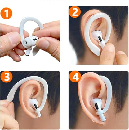 BUISAMG AirPods Magnetic Anti-Lose Strap, Soft Silicone Sport Lanyard - color: White...
