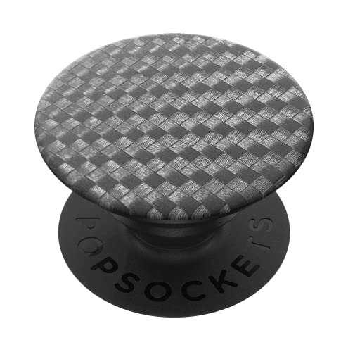 PopSockets Adhesive Phone Grip, Holder, Phone Stand, Black - Carbonite Weave - color: Carbonite Weave, style: Adhesive
