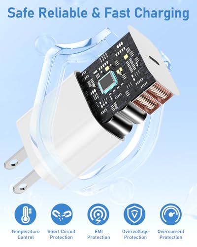 for Apple Watch Charger Fast Charging 6FT, 3 in 1 Multi Charging Cable with USB C iPhone iWatch Charger for Apple iWatch Series 11/10/9/8/7/Ultra3/Ultra 2/SE/6/5/4/iPhone 17/16/15/14/13/12/11-White - color: White