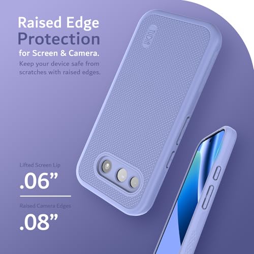 TUDIA for Google Pixel 10a Case (2026) - [MergeGrip] Dual Layer Heavy Duty Slim [Military Grade Drop Tested] Shockproof Protective Pixel 10A Phone Cases - Lavender - color: Lavender, size: Pixel 10a Standard