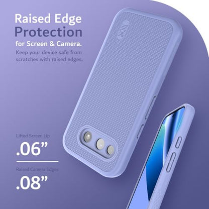 TUDIA for Google Pixel 10a Case (2026) - [MergeGrip] Dual Layer Heavy Duty Slim [Military Grade Drop Tested] Shockproof Protective Pixel 10A Phone Cases - Lavender - color: Lavender, size: Pixel 10a Standard