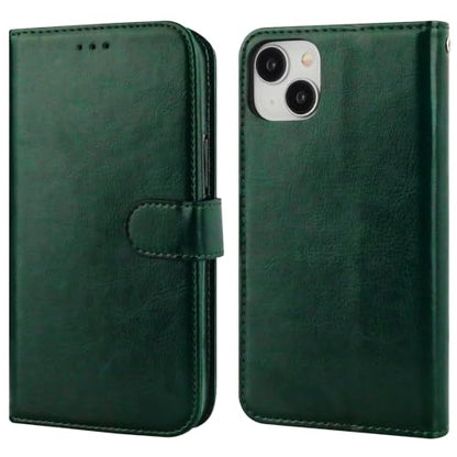 Bocasal Detachable Wallet Case Card Holder for iPhone 15, Green | RFID Blocking Kickstand Card Slots Holder PU Leather Magnetic Shockproof Wrist Strap Removable Flip Protective Cover 6.1 inch - color: Green