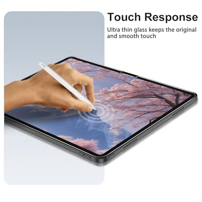 SPARIN Screen Protector for iPad Pro 11 Inch M5/M4 (6th/5th Generation) | 2+2 Pack, Camera Lens Protector, Tempered Glass, Alignment Frame, Case Friendly, Apple Pencil Compatible - size: iPad Pro 11 6th/5th