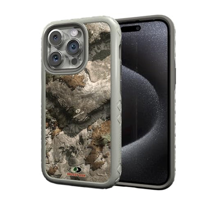 Mossy Oak | Terra Gila | Dual-Layer Case in Gray Designed for iPhone 13 Pro Shock & Drop Proof - Durable | As Seen on Shark Tank - color: Terra Gila | Gray, size: Apple iPhone 13 Pro