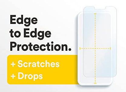 BodyGuardz Spyglass 2 Screen Protector for The iPhone 13 Mini, 2 Way Privacy Technology, Premium Tempered Glass with Edge-to-edge Coverage