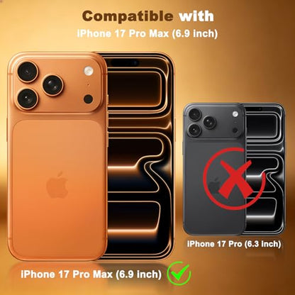 YWXTW 4 Pack Camera Lens Protector Compatible with iPhone 17 Pro Max (6.9 Inch), Full Coverage Tempered Glass Camera Lens Cover, [Night Shooting Mode] 0 Bubbles Case Friendly, High Definition - color: Clear, size: iPhone 17 Pro Max