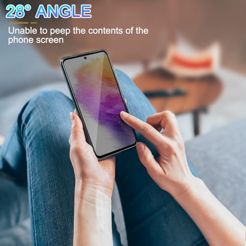 3 Pack Privacy Screen Protector for Samsung Galaxy A73/ A72/ A71 - color: Samsung Galaxy A73