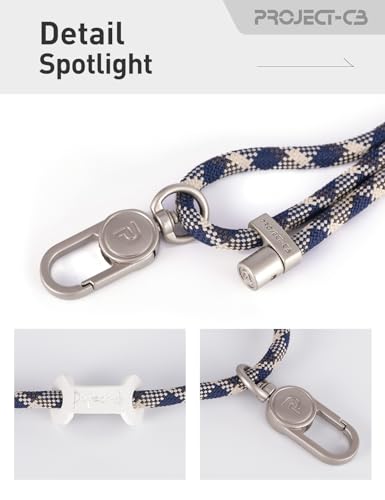 Cell Phone Lanyard 1,Phone Tether Tab 2,Phone Crossbody Strap,Lanyards for Around the Neck,Adjustable Phone Strap(Titanblue-S) - color: Titanblue-s