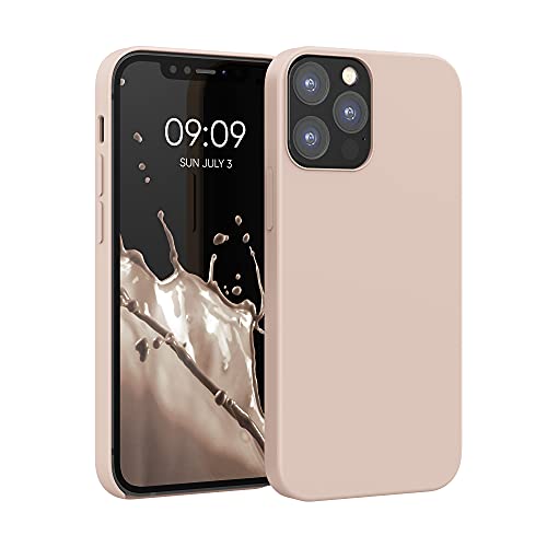 kwmobile Case Compatible with Apple iPhone 12 / iPhone 12 Pro Case - TPU Silicone Phone Cover with Soft Finish - Dusty Pink - color: dusty pink, size: iPhone 12 / iPhone 12 Pro