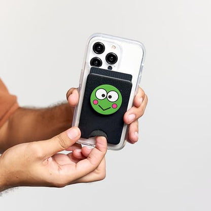 Keroppi Open Face PopSockets Stand for Smartphones and Tablets PopSockets PopWallet for MagSafe - style: Magnetic PopWallet