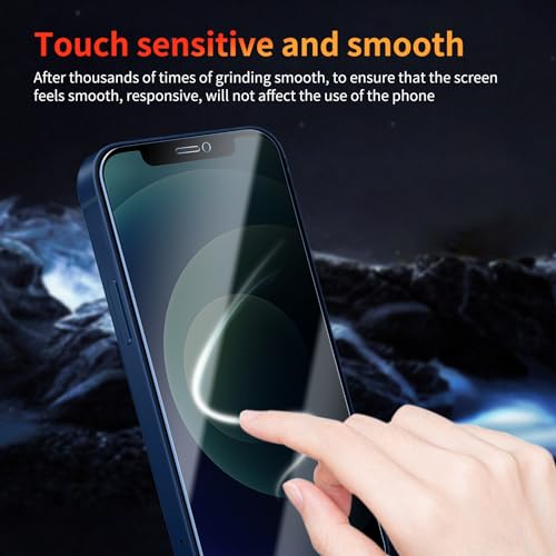 Privacy Screen Protector for iPhone 12 Mini 5.4 Inch 3 Pack, Tempered Glass Film Anti-spy Scratch Resistant 9H Hardness Case Friendly - size: iPhone 12 Mini