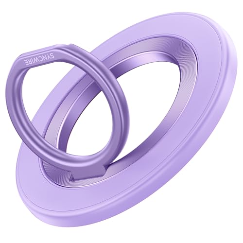 SYNCWIRE for MagSafe Phone Grip, Magnetic Phone Ring Holder - color: Lavender