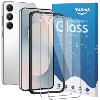 2 Pack Compatible with Samsung Galaxy S25 FE Screen Protector,with Alignment Frame,9H Tempered Glass Film,HD Clear Scratch Resistant,Bubble-Free for Samsung Galaxy S25 FE Screen Protector. - color: Samsung Galaxy S25 FE