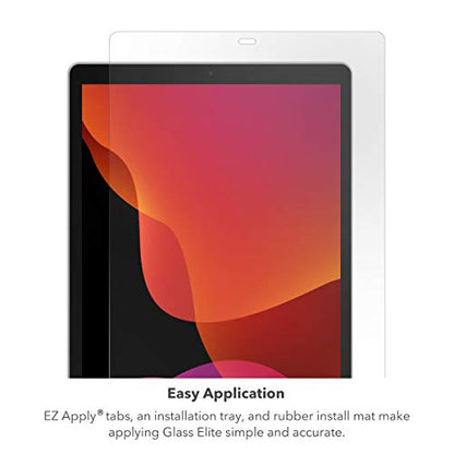ZAGG InvisibleShield Glass Elite VisionGuard+ Screen Protector for iPad 10.2" (Gen 9/8/7), Scratch Resistance, Blue-Light Filtration, Maintains HD Clarity, Anti-Fingerprint Technology, Easy to Install - size: iPad 10.2-inch (Gen 9, 8, 7), style: Glass Eli