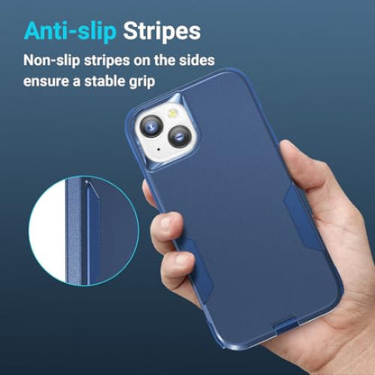 jaroco Magnetic for iPhone 13&14&15 Case Heavy Duty Rugged Dual-Layer Blue - color: Blue, size: iPhone 13&14&15