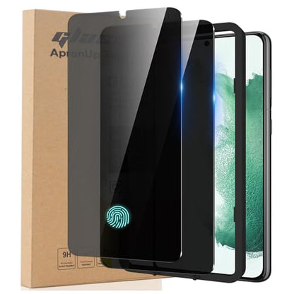 for Samsung Galaxy [S24 Plus] / [S25 Plus] Privacy Screen Protector Tempered Glass with Installation Frame [ 0.1S Fingerprint Unlock] Anti Spy Case Friendly for Samsung Galaxy [S24+] / [S25+] - size: S24 Plus/S25 Plus