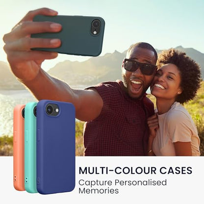 kwmobile Case Compatible with Apple iPhone 17e / iPhone 16e Case - Soft Slim Protective TPU Silicone Cover - Dark Slate - color: Dark Slate