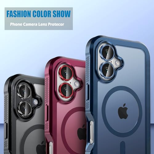 Compatible with iphone 17 Camera Lens Protector [1 Set ], Individual Lens Protectors, Scratch-Resistant Ultra-Thin Tempered Glass with Aluminum Edging, for Apple iphone17 Phone 6.3 inch (Blue)