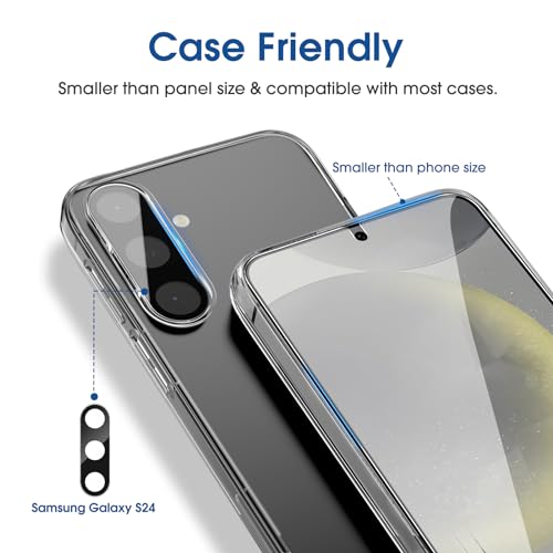 amFilm OneTouch for Samsung Galaxy S24 Screen Protector 6.2" Tempered Glass - size: S24-6.2"