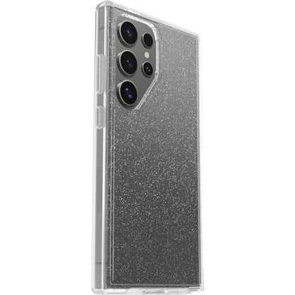OtterBox Samsung Galaxy S24 Ultra Symmetry Series Clear Case - STARDUST (Clear/Glitter), ultra-sleek, wireless charging compatible, raised edges protect camera & screen - color: Clear/Glitter, style: Samsung Galaxy S24 Ultra