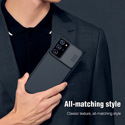 Nillkin Samsung Galaxy Note 20 Ultra Case, Slim Note 20 Ultra Protective Case with Slide Camera Cover Hard PC and TPU Ultra Thin Anti-Scratch Phone Case for Galaxy Note 20 Ultra 5g 6.9'' Black - color: Black, size: Galaxy Note 20 Ultra Camera Protection C