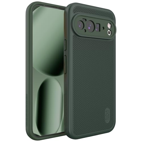 TUDIA MergeGrip [Military Grade] Cases for Google Pixel 10 Pro XL (2025), [Drop Tested] Dual-Layer Shockproof Rugged Slim Anti-Slip Heavy Duty Protective Phone Case Pixel Pro 10 XL Cover – Pine Green - color: Pine Green, size: Pixel 10 Pro XL