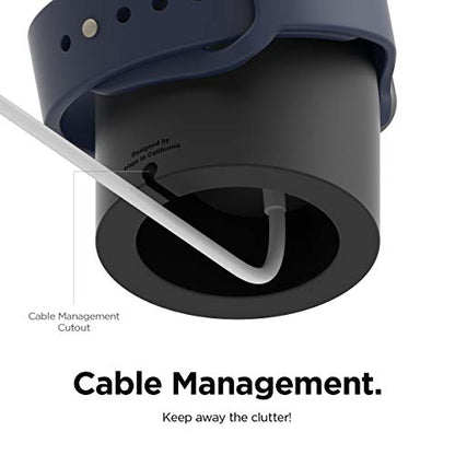 elago W2 Charger Stand for All Apple Watch Series - color: Black