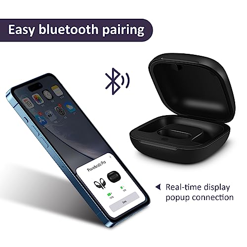 Replacement Charging Case Compatible with Powerbeats Pro: Charger Case with Bluetooth Pairing Button, 700mAh Battery, Not Included Earbuds - color: Powerbeats Pro 1 Black